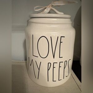 Rae Dunn Love My Peeps Canisters